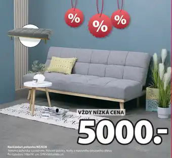 Rozkládací pohovka Nejede