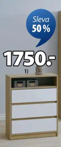 JYSK Komoda 3 zásuvky nabídka