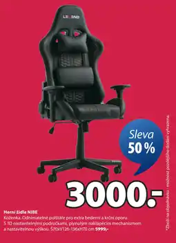 JYSK Herní židle Nibe nabídka