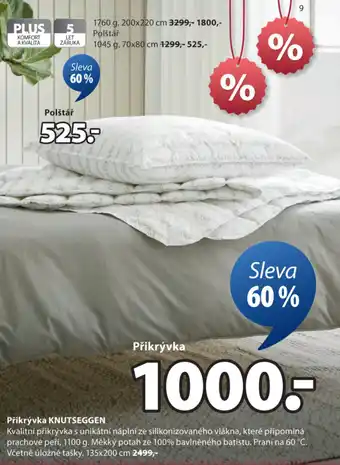 JYSK Přikrývka Knutseggen nabídka