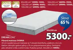 JYSK Pěnová matrace Svinna nabídka