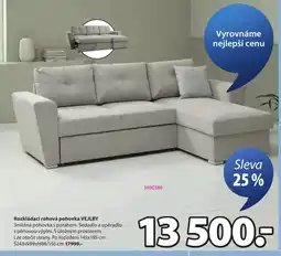 JYSK Rozkládací rohová pohovka Vejlby nabídka