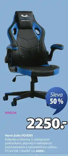 JYSK Herní židle Vojens nabídka