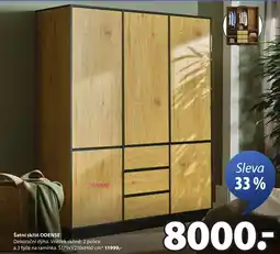 JYSK Šatní skříň Odense nabídka