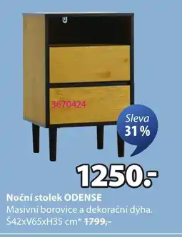 JYSK Noční stolek Odense nabídka