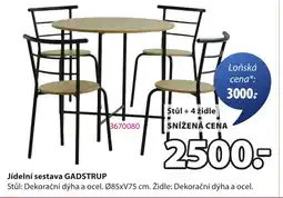 JYSK Jídelní sestava Gadstrup nabídka