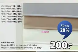 JYSK Roleta Senja nabídka