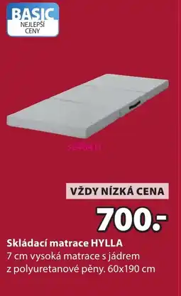 JYSK Skládací matrace Hylla nabídka