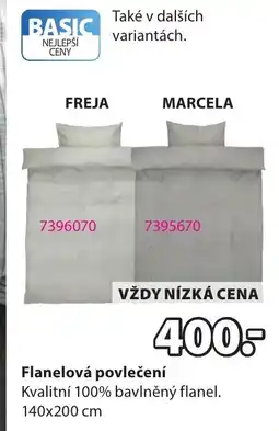JYSK Flanelová povlečení nabídka