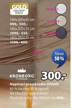 JYSK Napínací prostěradlo Vivian nabídka