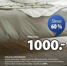 JYSK Přikrývka Knutseggen nabídka