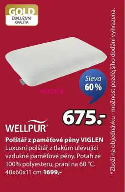 JYSK Polštář z paměťové pěny Viglen nabídka