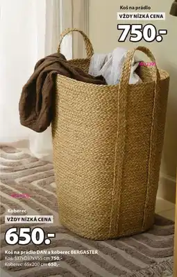 JYSK Koš na prádlo Dan a koberec Bergaster nabídka