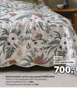 JYSK Přehoz přes postel Storklokke nabídka