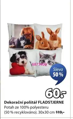 JYSK Dekorační polštář Fladstjerne nabídka
