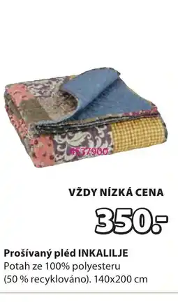 JYSK Prošívaný pléd Inkalilje nabídka