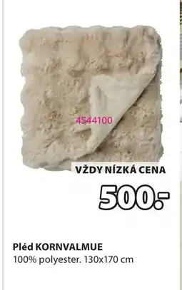 JYSK Pléd Kornvalmue nabídka
