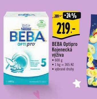 Albert Beba optipro kojenecká výživa nabídka