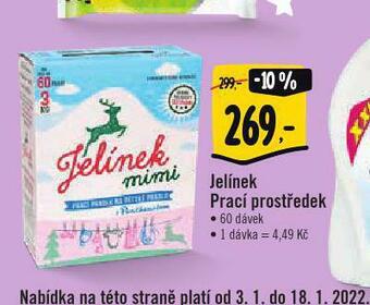 Albert Jelínek prací prostředek nabídka