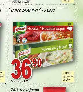 Lidl Knorr bujon zeleninový nabídka