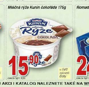 Lidl Mléčná rýže kunín čokoláda nabídka