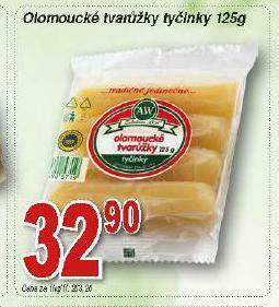Lidl Olomoucké tvarůžky tyčinky nabídka