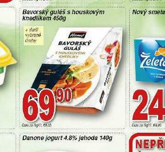 Lidl Bavorský guláš s houskovým knedlíkem nabídka