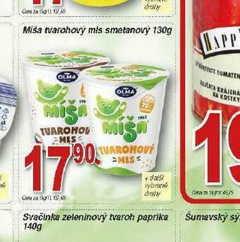 Lidl Míša tvarohový mls smetanový nabídka