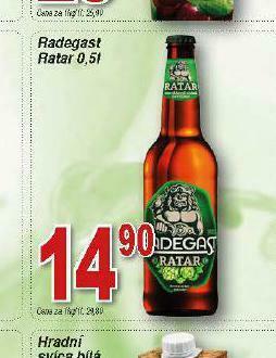 Lidl Pivo radegast ratar nabídka