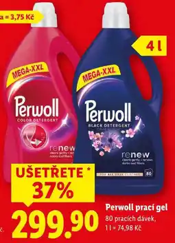Lidl Perwoll prací gel, 80 pracích dávek nabídka