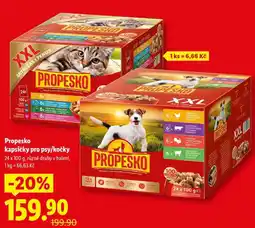 Lidl Propesko kapsičky pro psy/kočky nabídka