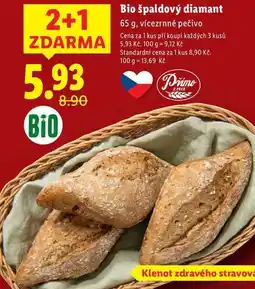 Lidl Bio špaldový diamant nabídka