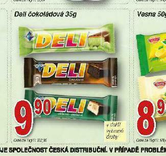 Lidl Deli čokoláda nabídka