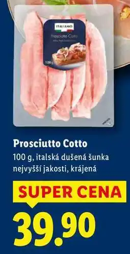 Lidl Prosciutto Cotto nabídka