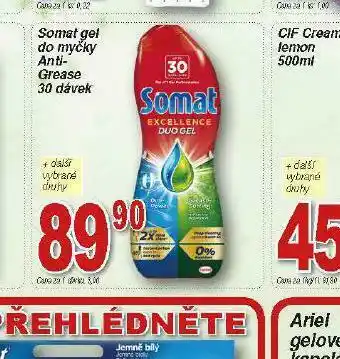 Lidl Somat gel do myčky nabídka