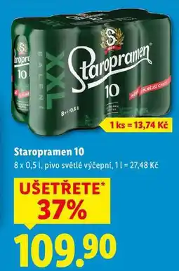 Lidl Staropramen 10 nabídka