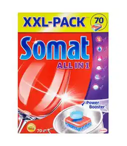 Lidl Somat tablety do myčky 70ks, vybrané druhy nabídka