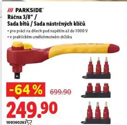 Lidl Ráčna 3/8/Sada bitů/Sada nástrčných klíčů nabídka