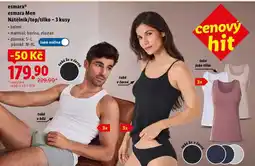 Lidl esmara Men Nátělník/top/tílko - 3 kusy nabídka