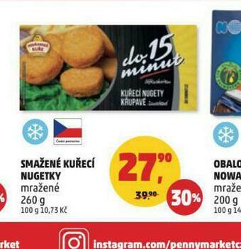 Penny Market Smažené kuřecí nugetky nabídka