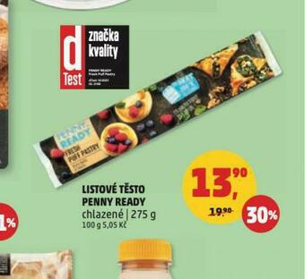 Penny Market Listové těsto penny ready nabídka