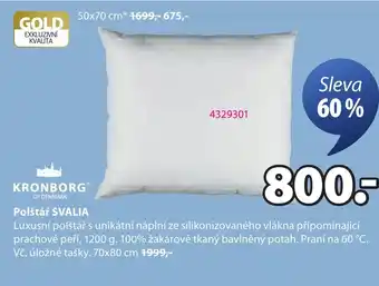 JYSK Polštář Svalia nabídka
