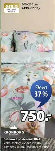 JYSK Saténové povlečení Erna nabídka