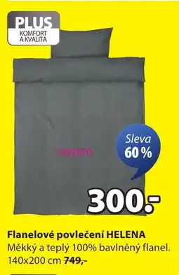 JYSK Flanelové povlečení Helena nabídka