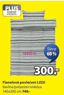 JYSK Flanelové povlečení Lissi nabídka
