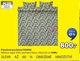 JYSK Flanelové povlečení Nanna nabídka