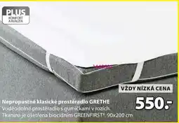 JYSK Nepropustné klasické prostěradlo Grethe nabídka