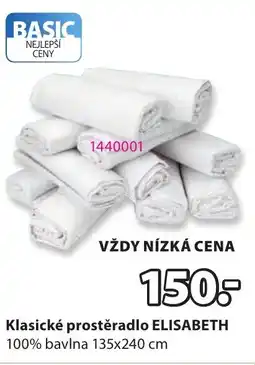 JYSK Klasické prostěradlo Elisabeth nabídka