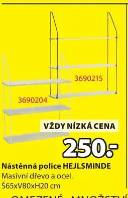 JYSK Nástěnná police Hejlsminde nabídka