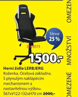 JYSK Herní židle Lerbjerg nabídka